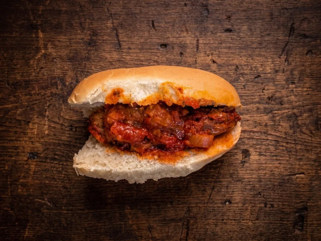 Ricci's famous hot sausage sandwich, made in Pittsburgh since 1945